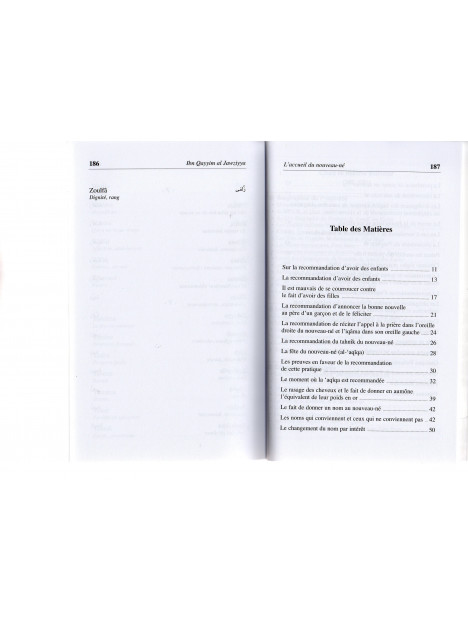 L'ACCUEIL DU NOUVEAU-NE 1000 PRENOMS ARABES ET DES CONSEILS MEDICINAUX