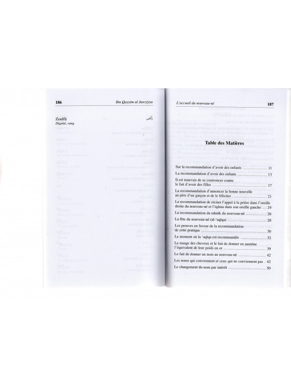 L'ACCUEIL DU NOUVEAU-NE 1000 PRENOMS ARABES ET DES CONSEILS MEDICINAUX