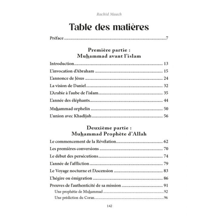 La vie de Muhammad | Coran et hadiths | Rachid Maach