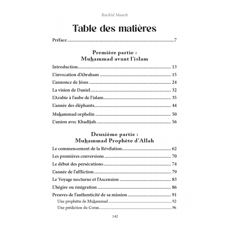 La vie de Muhammad | Coran et hadiths | Rachid Maach