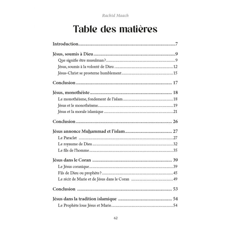 Jésus est-il musulman ? - Rachid Maach - Editions Al hadith