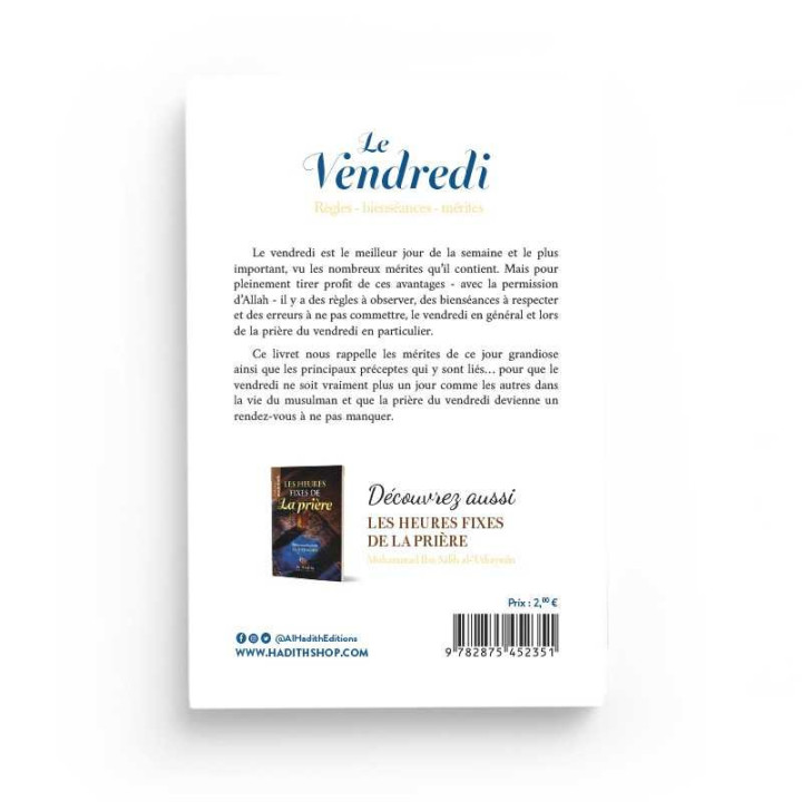 LE VENDREDI REGLES BIENSEANCES MERITES