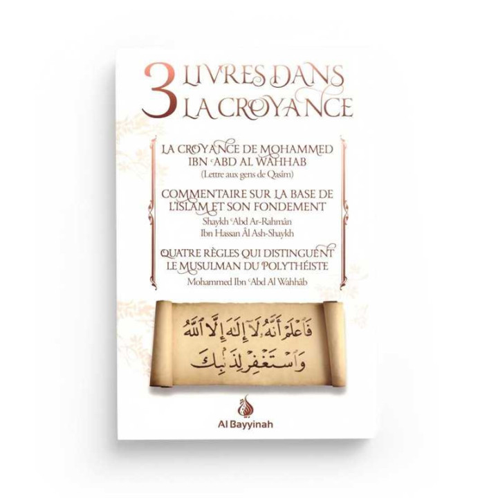 TROIS LIVRES DANS LA CROYANCE