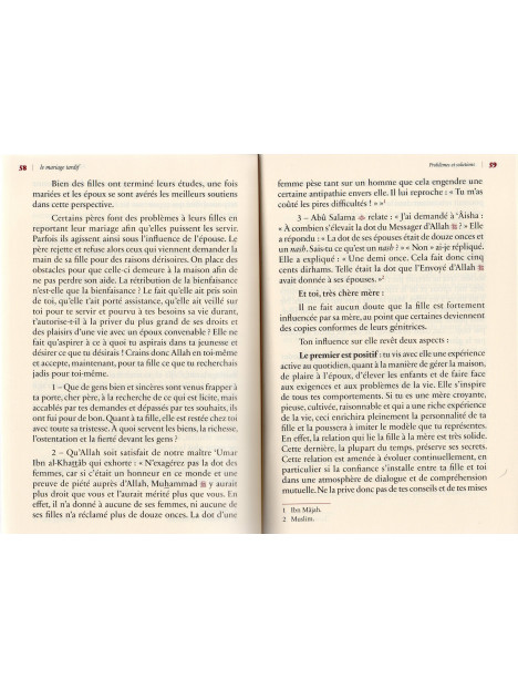 Le mariage tardif, Problèmes & Solutions