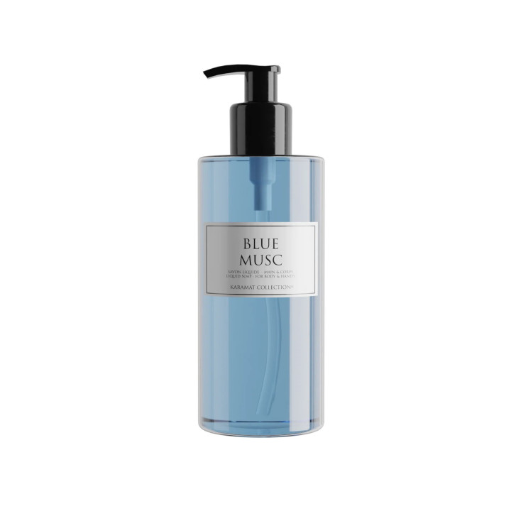 Savon Liquide Blue musc 300ml - Karamat collection