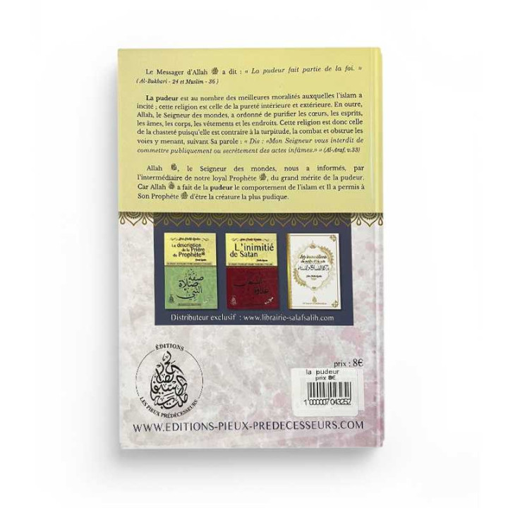 La pudeur – Cheikh Raslan - Editions Pieux prédécesseurs