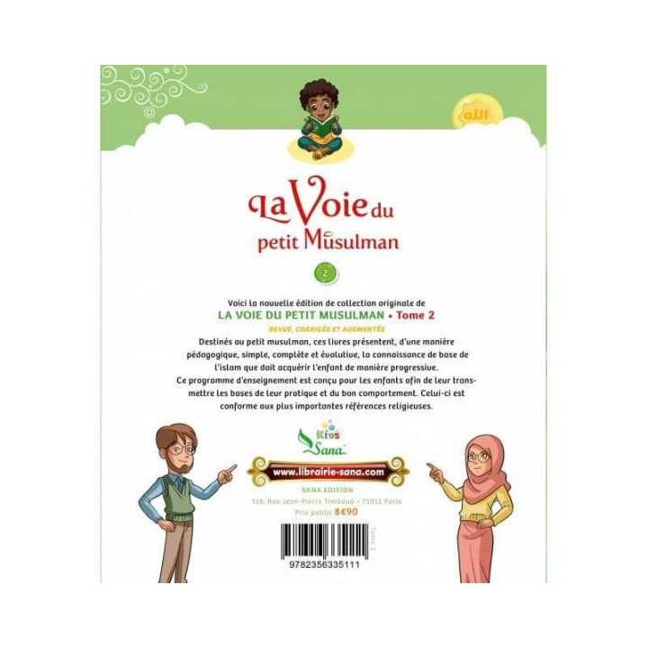La voie du petit musulman 2 - Edition Sana Kids
