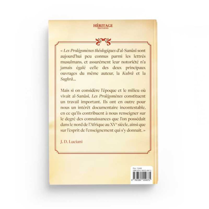 Les prolégomènes théologiques - Al-Sanûsî - Héritage