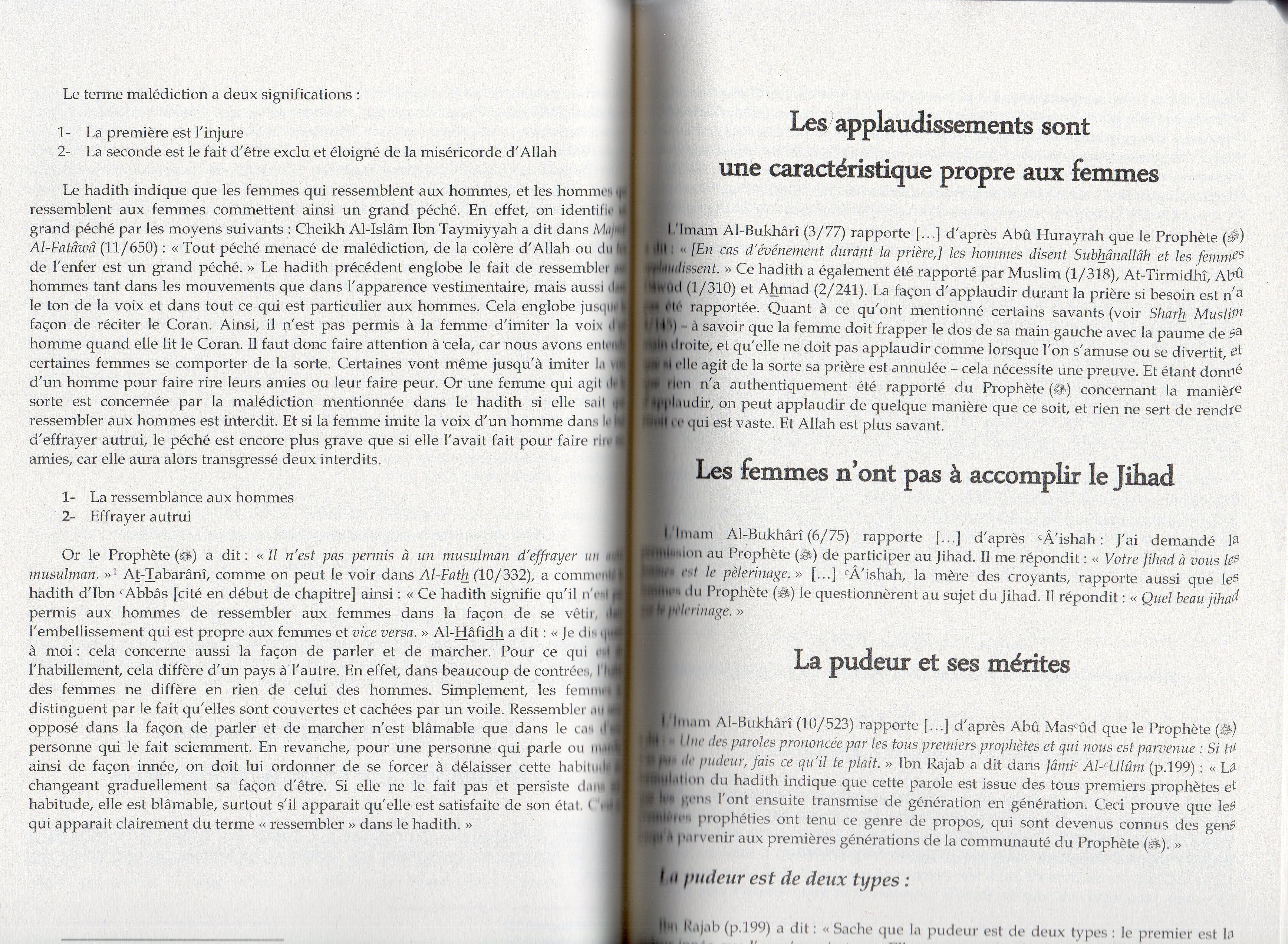 CONSEILS AUX FEMMES MUSULMANES