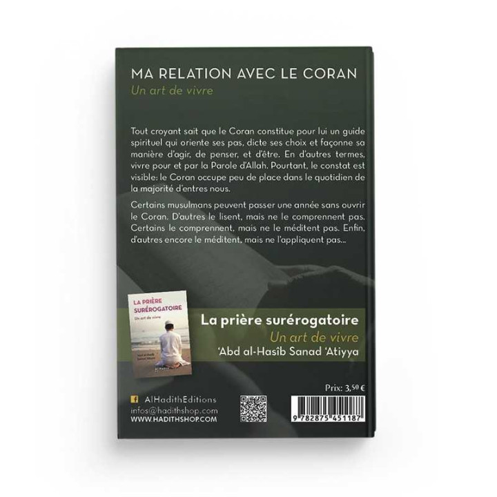 Ma relation avec le Coran, un art de vivre - Yaqoub El Moumi - Edition Al Hadith