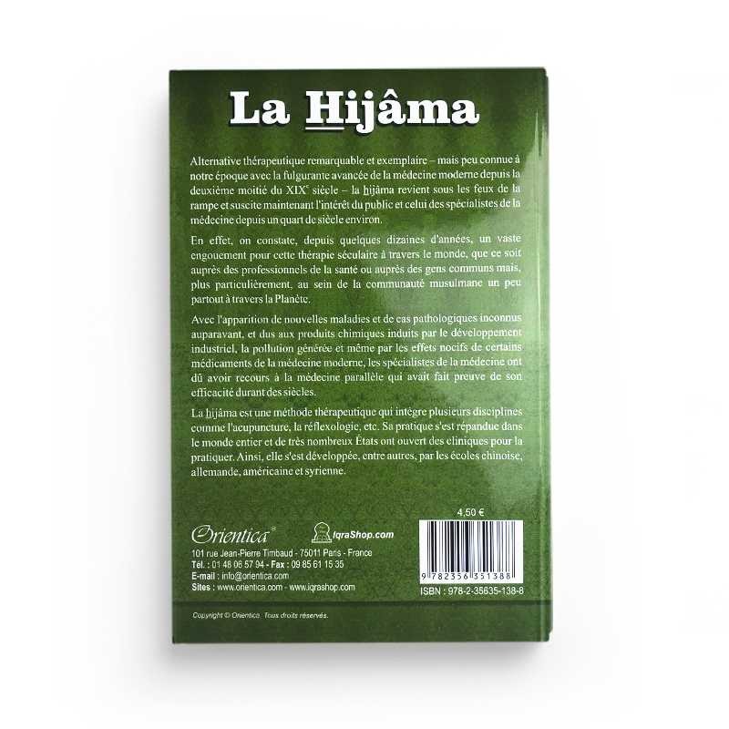 La hijama une thérapie ancestrale miraculeuse - Edition Orientica