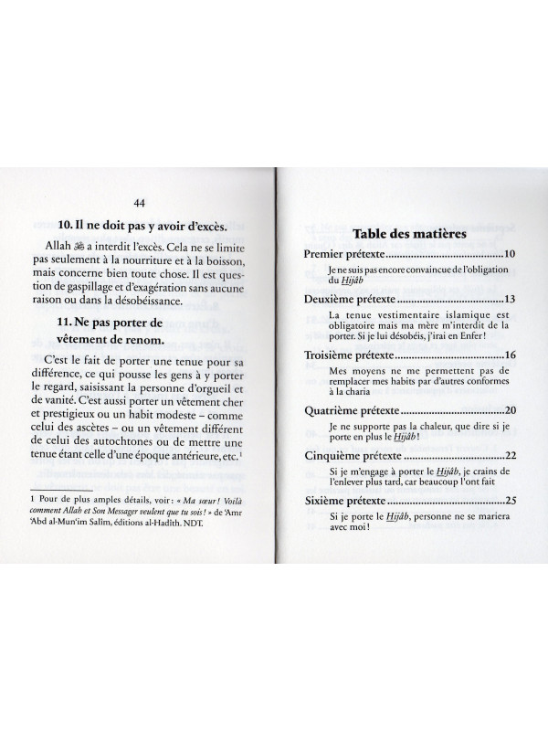 10 prétextes pour ne pas porter le hijâb