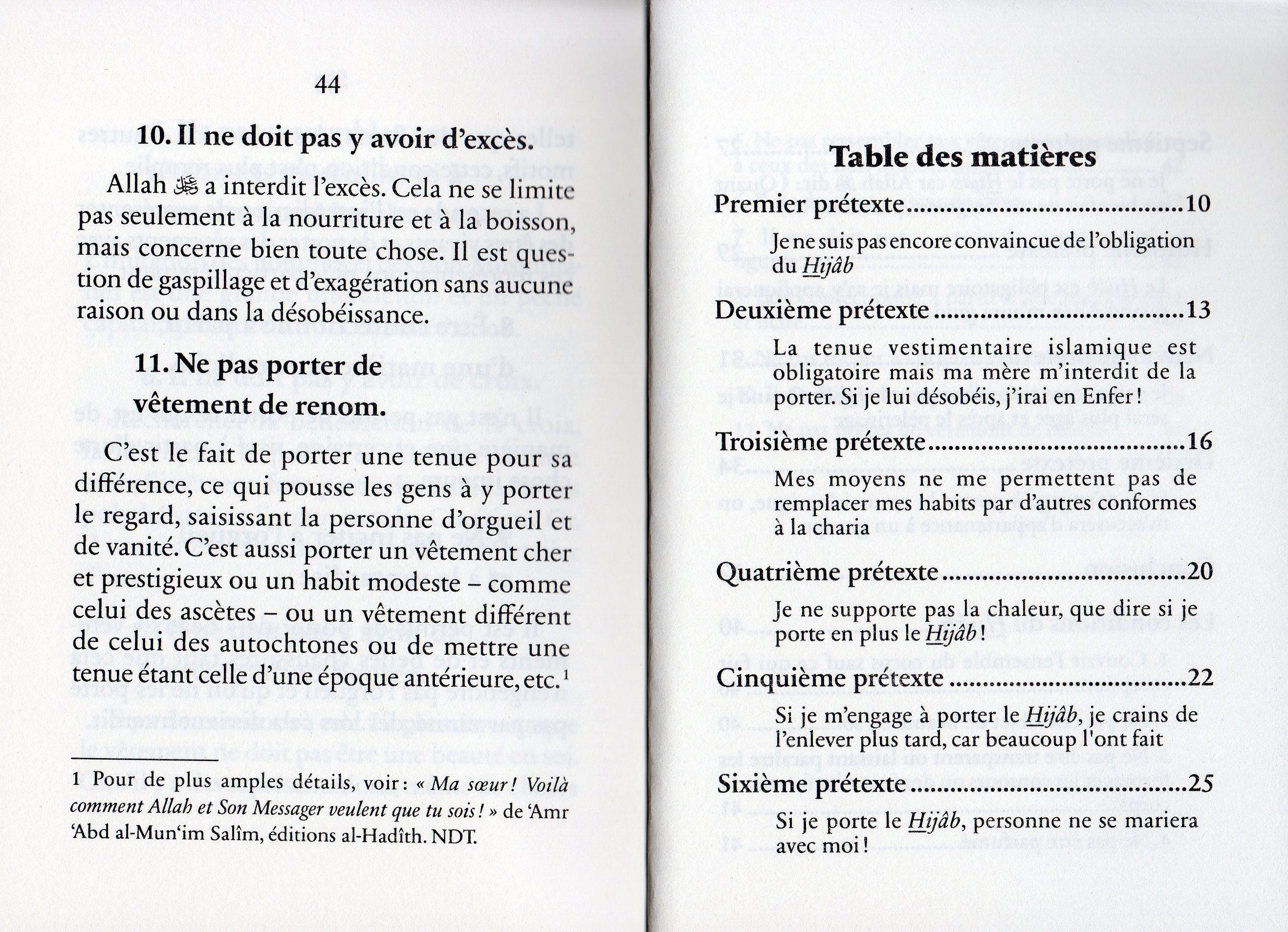 10 prétextes pour ne pas porter le hijâb