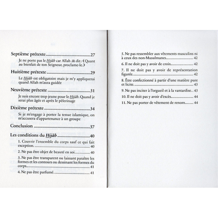 10 prétextes pour ne pas porter le hijâb