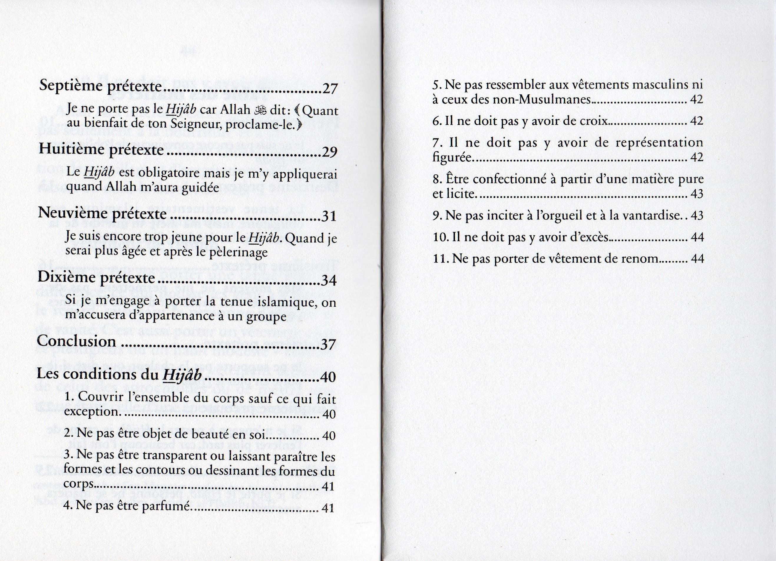 10 prétextes pour ne pas porter le hijâb