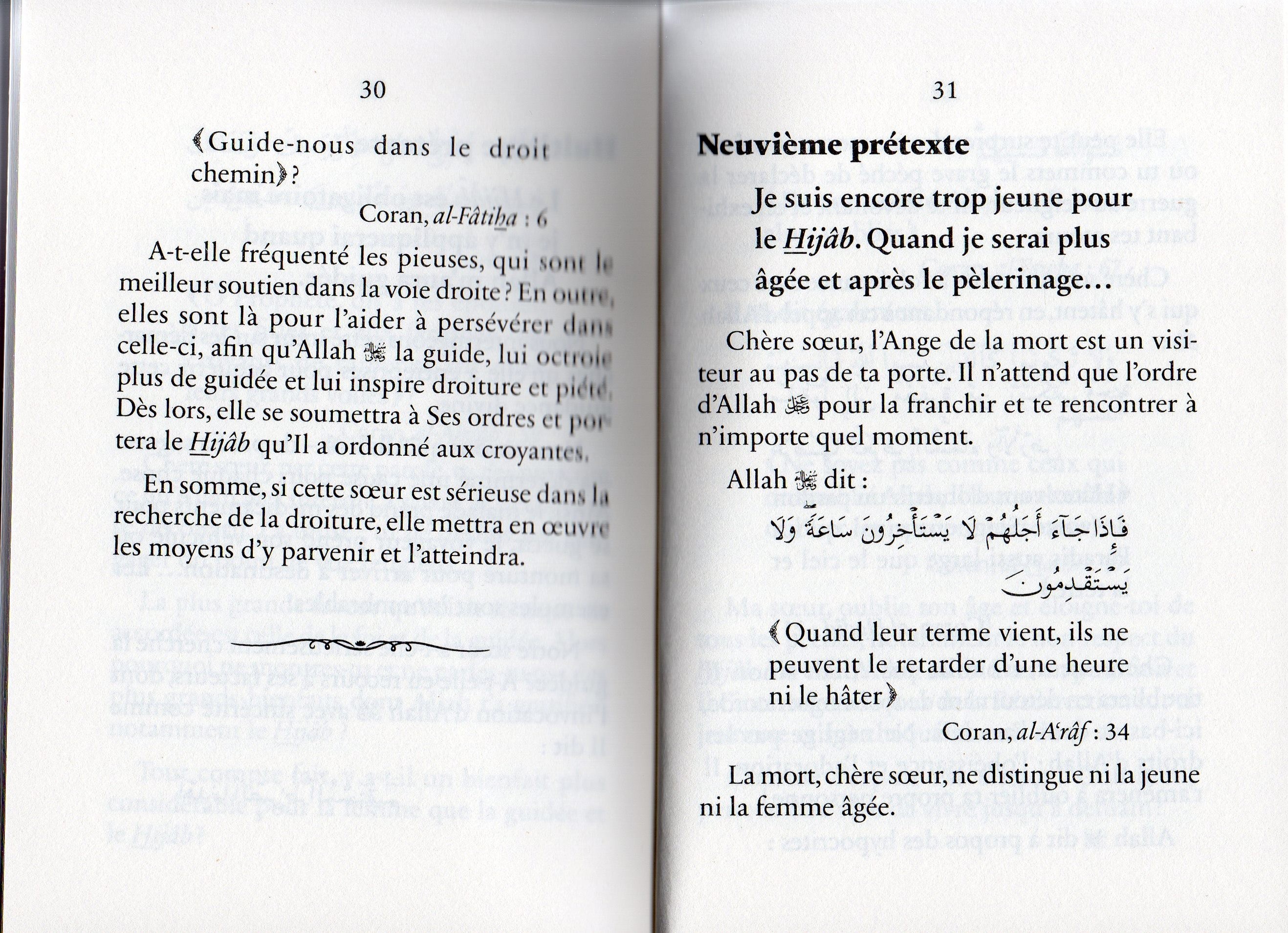 10 prétextes pour ne pas porter le hijâb