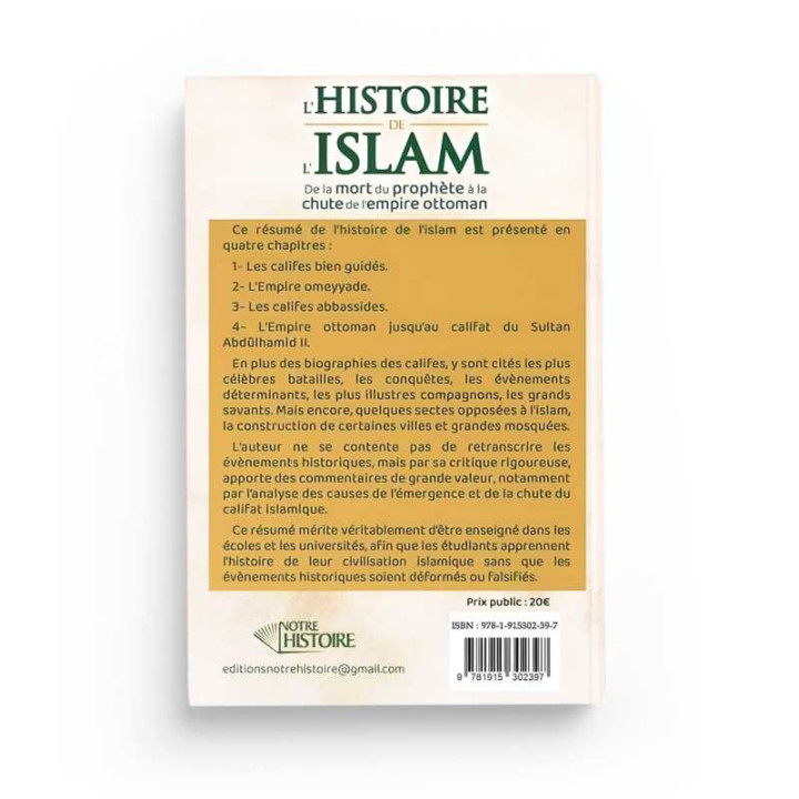 L'histoire de l'Islam - Editions Notre Histoire