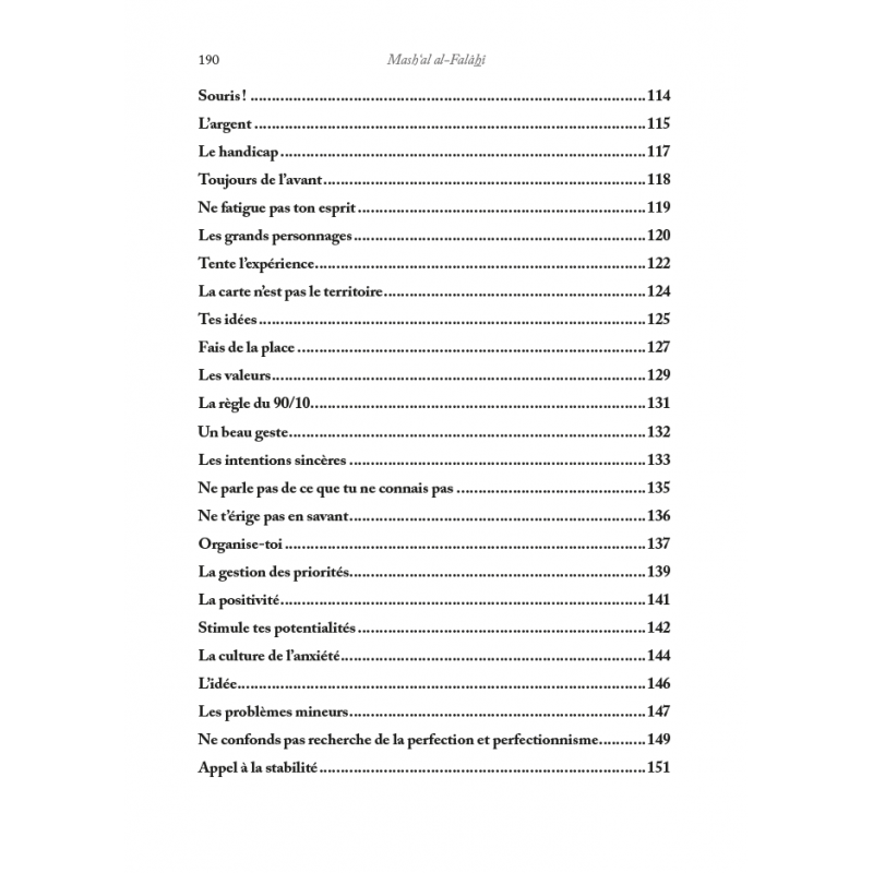 Les clés du Paradis - Mash’al al-Fallâhî - Editions Al Hadith