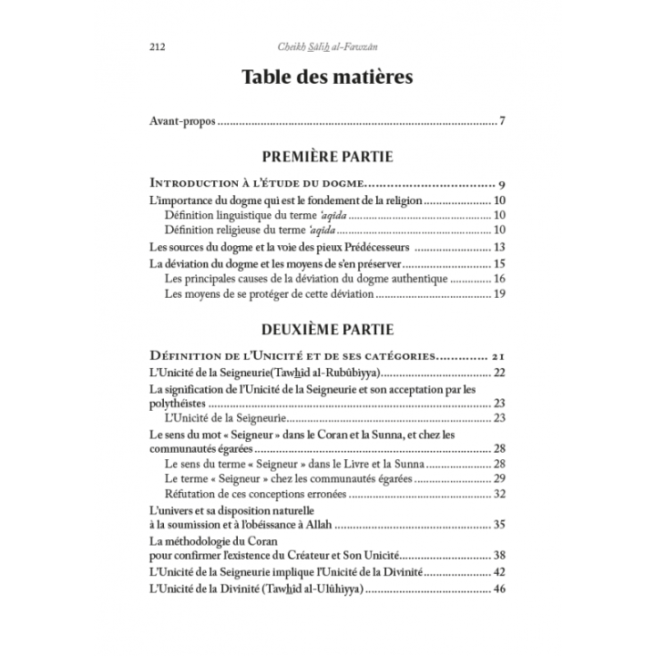 Le Tawhîd tout savoir sur le dogme du monothéisme - Editions Al Hadith