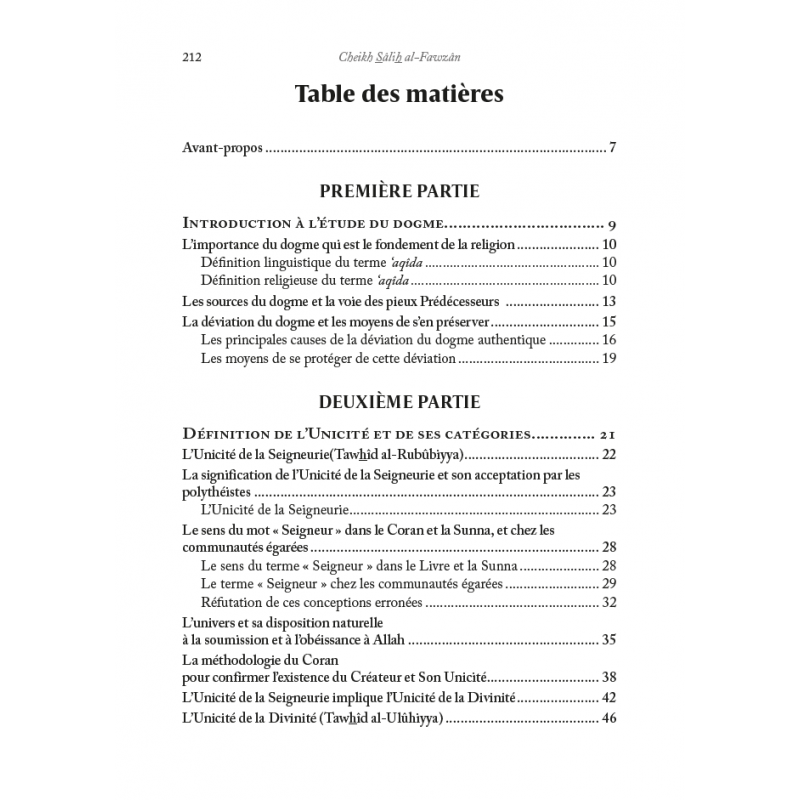 Le Tawhîd tout savoir sur le dogme du monothéisme - Editions Al Hadith