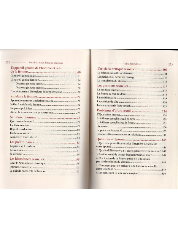 Sexualité Mode d'emploi islamique