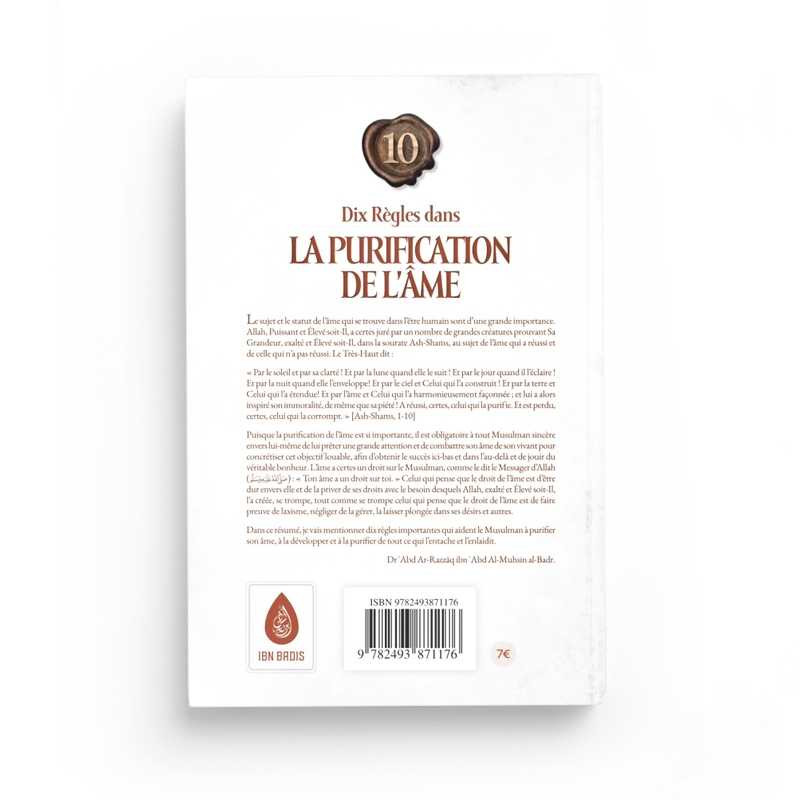 Dix règles dans la purification de l’âme - Al-Badr - Editions Ibn Badis