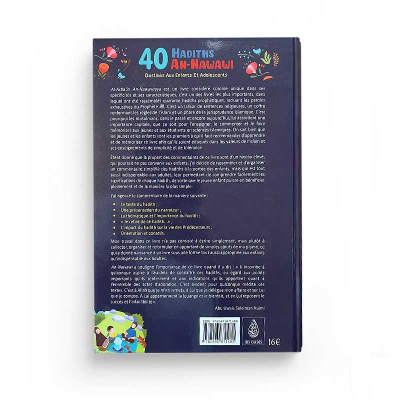 40 hadiths An-Nawawi destinés aux enfants et adolescents - Editions Ibn Badis
