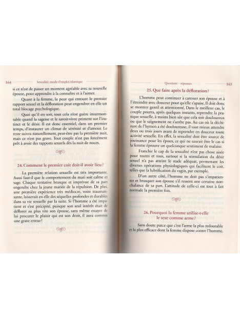 Sexualité Mode d'emploi islamique