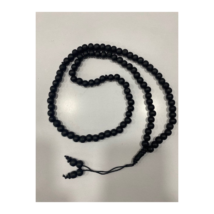 Sebha en bois 99 perles - Noir