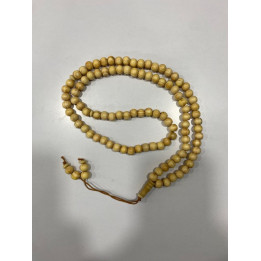 Sebha en bois 99 perles - Beige/marron clair