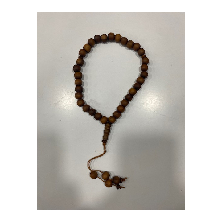 Sebha en bois 33 perles - Marron