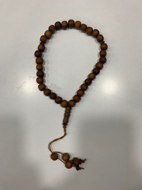 Sebha en bois 33 perles - Marron