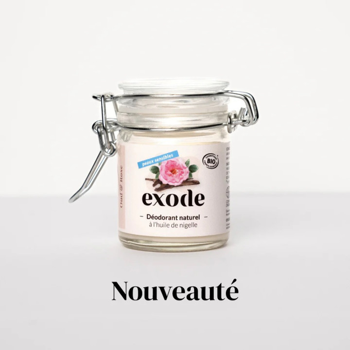 Déodorant baume peaux sensibles - Oud et rose - Exode