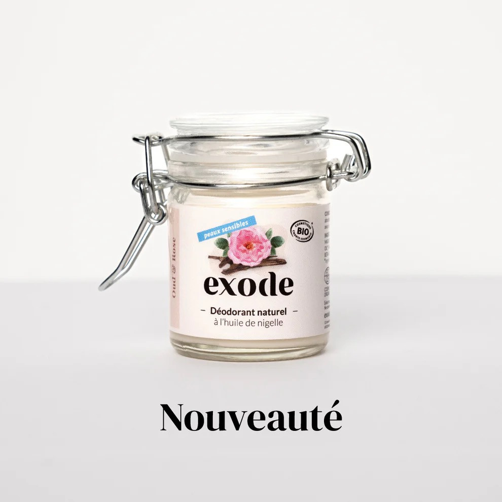 Déodorant baume peaux sensibles - Oud et rose - Exode