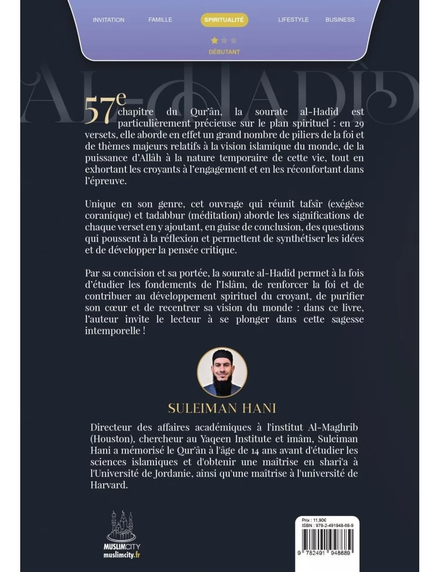 Les leçons de la sourate Al Hadid | Livre des éditions Muslimcity