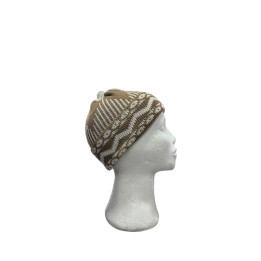 Bonnet africain beige