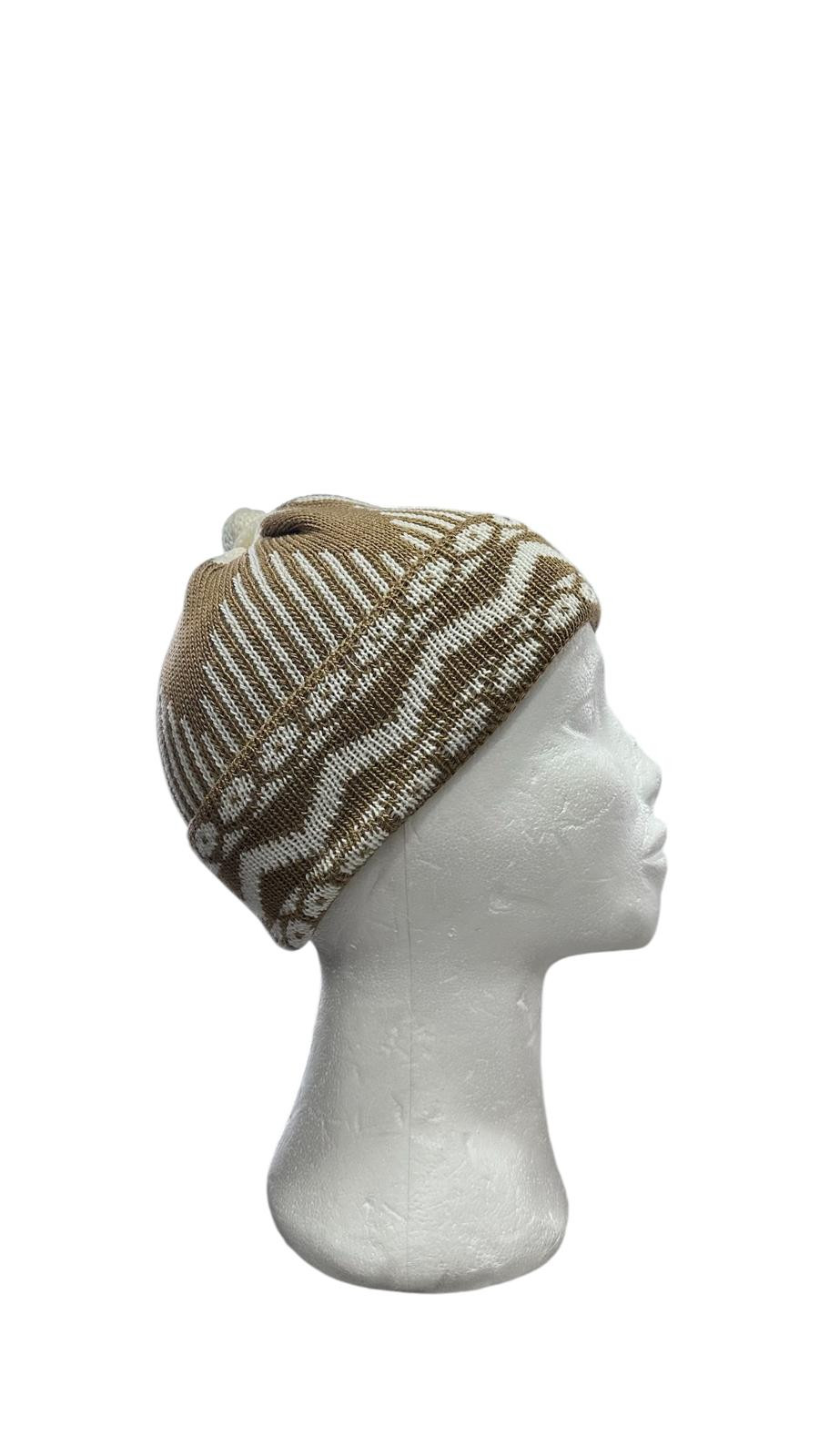 Bonnet africain beige