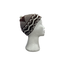Bonnet africain bordeaux