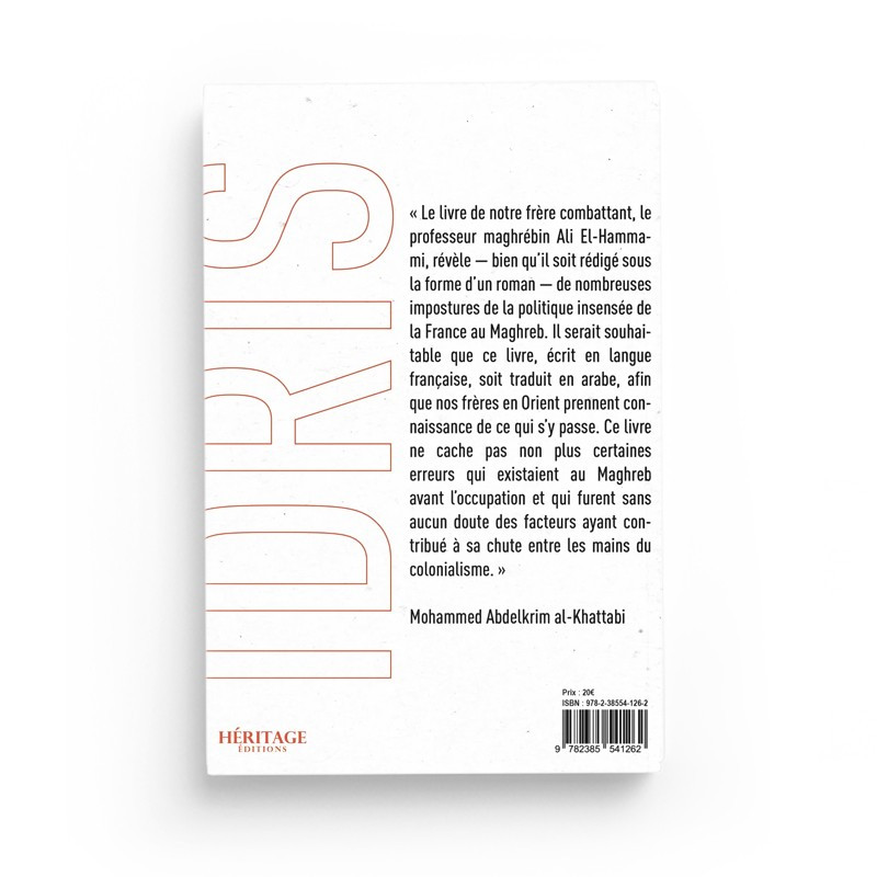 Idris : roman nord-africain - Ali El-Hammami - Editions Héritage