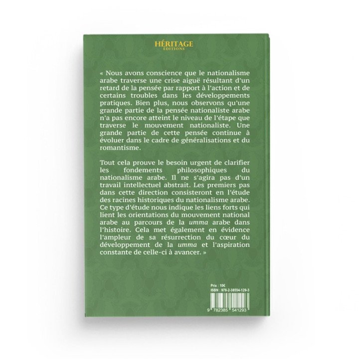 Les racines historique du nationalisme - Dr Abd Al Aziz Al Duri - Editions Héritage