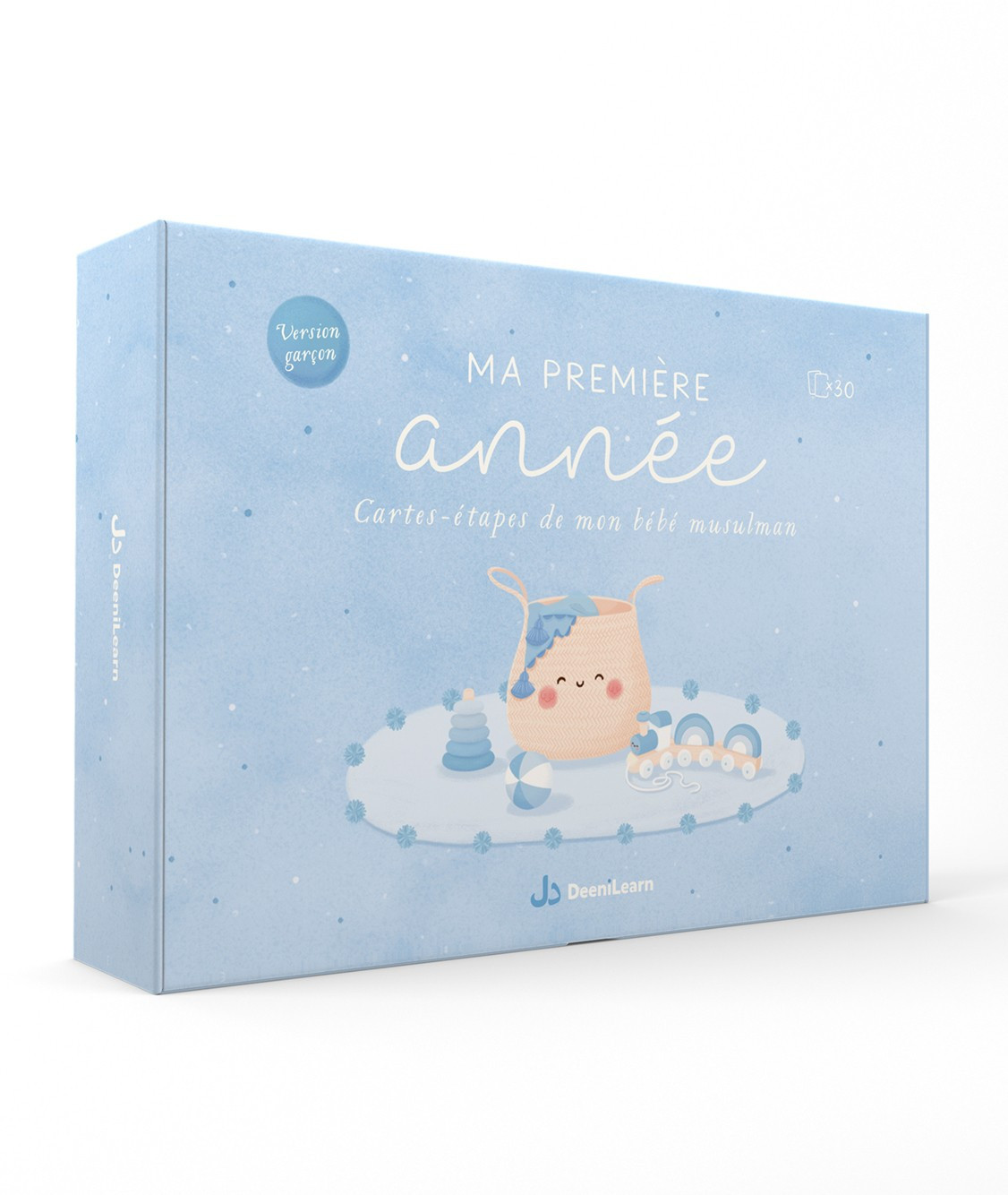 Ma première année - Cartes-étapes de mon bébé musulman (version garçon) - Editions DeeniLearn