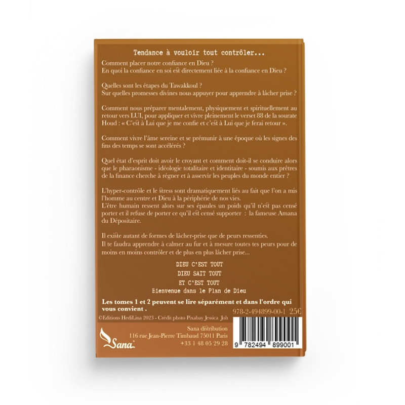 Le plan de Dieu - Les étapes du lâcher - De Myriam Lakhdar Bounamcha (Tome 2) - Editions Hedilina