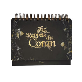 365 rappels du Coran - Calendrier chevalet noir - Editions Sana