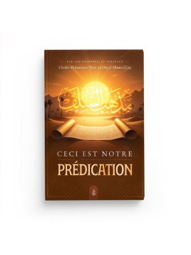 Ceci est notre prédication...