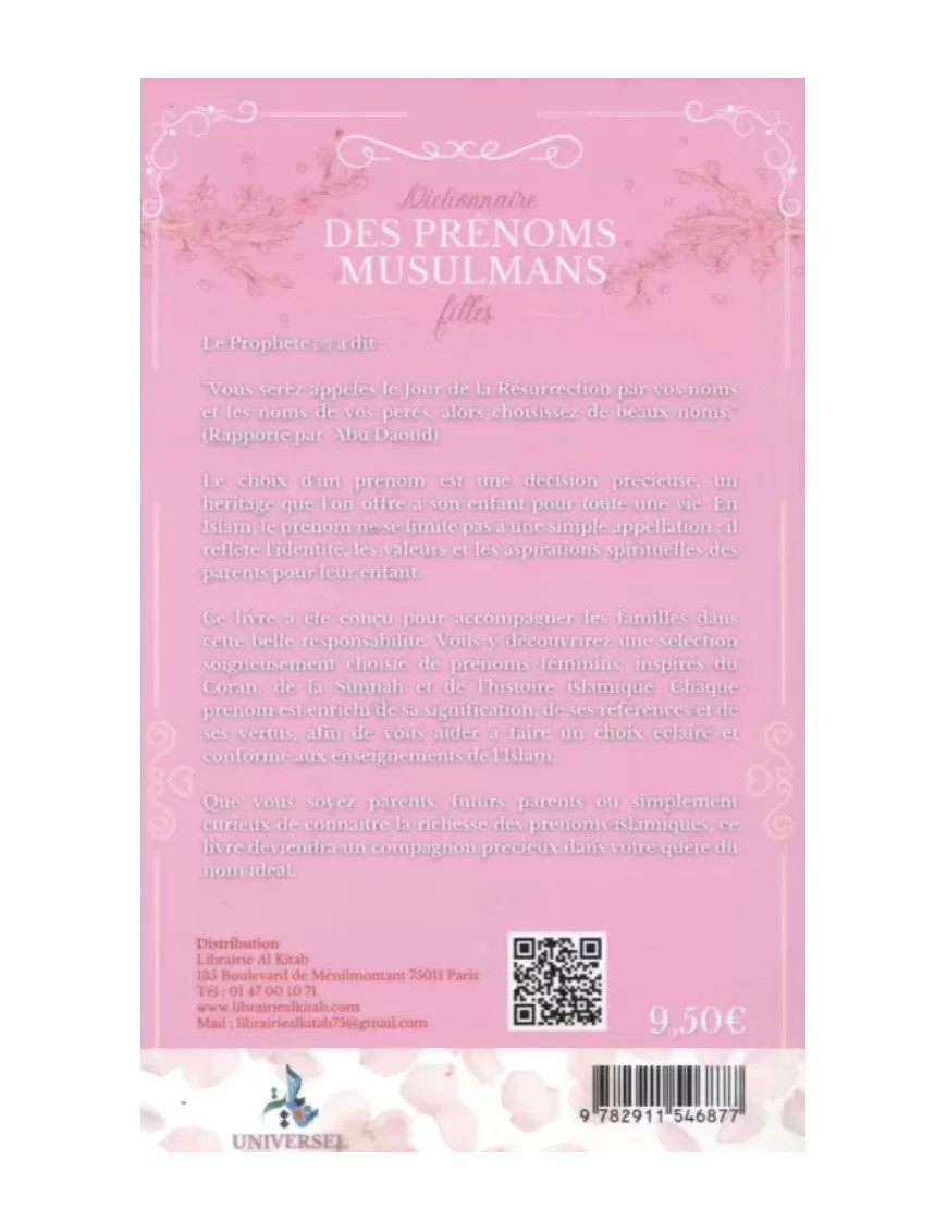 Dictionnaire des prénoms musulmans - filles- Samira Benturki Saidi - Universel