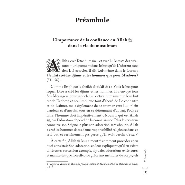 Aie confiance en Allah il est avec toi - Editions Al Hadith