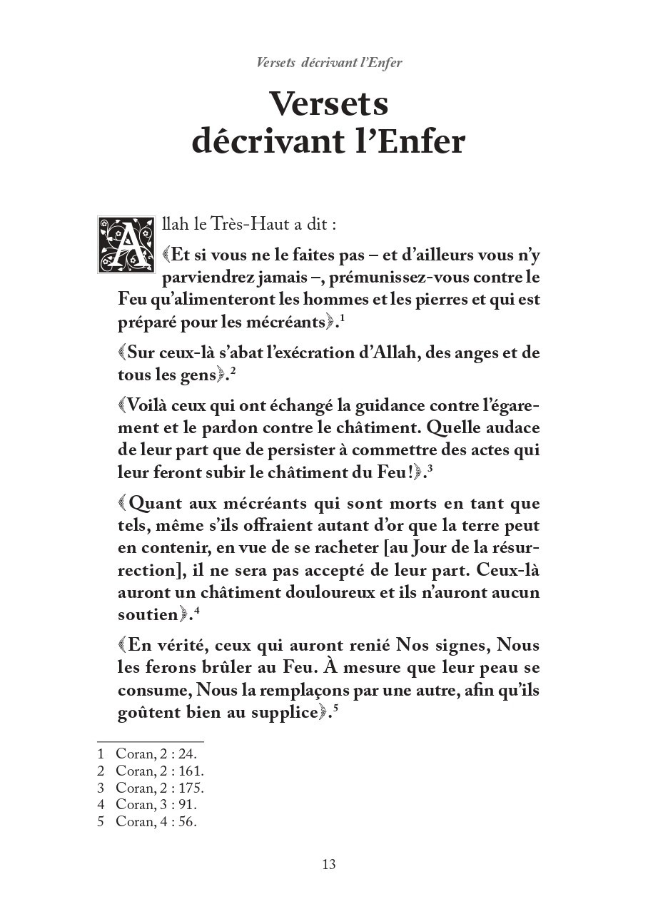 La description authentique de l'enfer et ses supplices - Ibn Kathir- Editions Al Hadith
