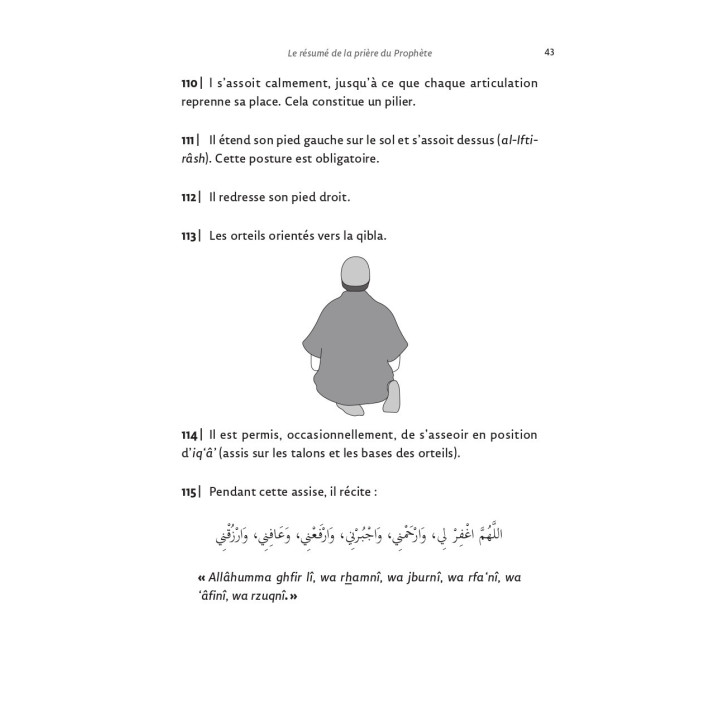 Le résumé de la prière du prophète avec illustrations - Muhammad Nâsir al-Dîn al-Albânî - Editions al hadith