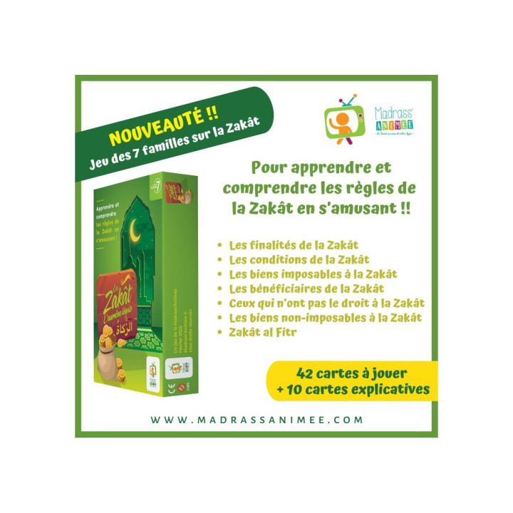 Jeu des 7 familles sur la Zakât - MadrassAnimée