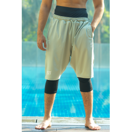 Sarouel short de bain - vert - Wassat